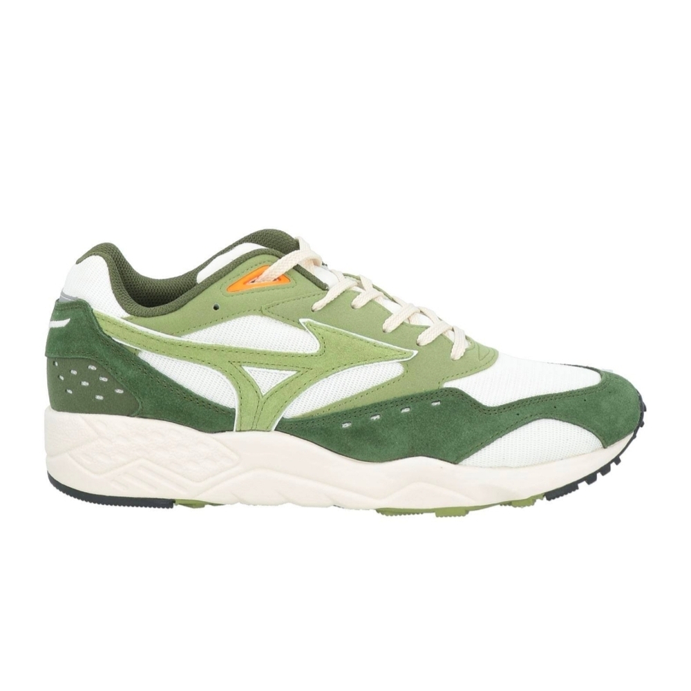 Mizuno Men's Olive and White Sneakers